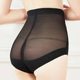 thumbnail image 4 of Bigersell Women's Panties Clearance Cotton Panties Seamless Panty Style P-1351 Polyester Cheeky Panties Ladies Thong Briefs High Waist Women's Bikini Panties Black XXL, 4 of 8