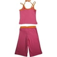 thumbnail image 4 of Mishmish - Little Girls 2 Piece Cotton Tank Capri Set - 4 Styles 11759-2 (orange), 4 of 12