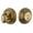 Gold, variant on Grandeur 815554 Georgetown Solid Brass Rose Keyed Entry Single Cylinder Deadbolt - Brass