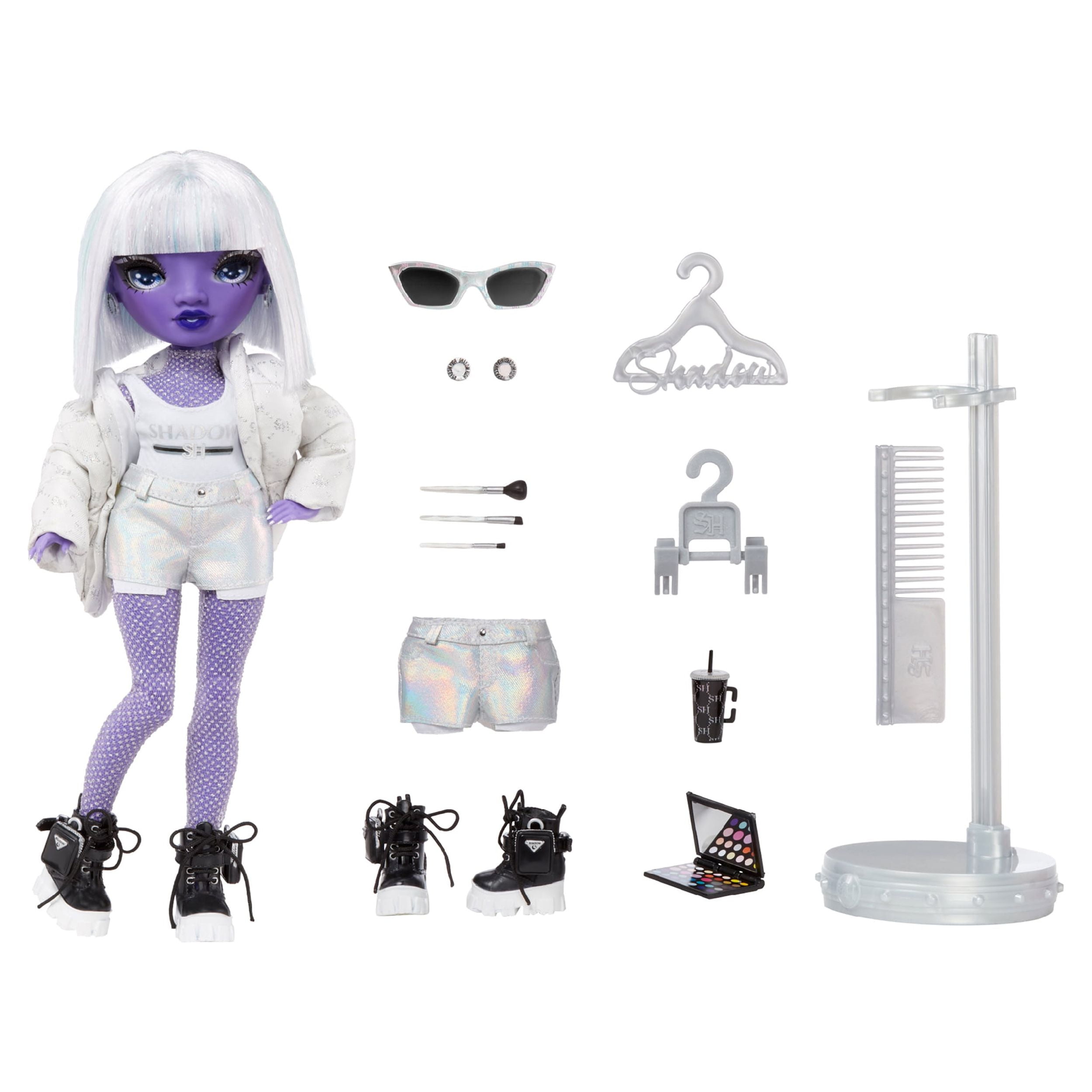 Rainbow High 583059 Shadow High - Monique VERBANA - Poupée Mannequin  Violette avec Tenue à la Mode et Plus de 10 Accessoires Colorés - Idéal  pour Les