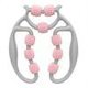 thumbnail image 1 of Masajeador De Abrazadera De Pierna Anular Longitud ajustable del eje de la espuma de la aptitud de nueve ruedas para las piernas del brazo del cuello (gris rosado), 1 of 9