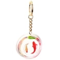 thumbnail image 4 of Llavero de pez dorado, divertido llavero, mochila, bolso, decoración colgante., 4 of 8