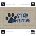 thumbnail image 5 of Mainstays Soho Stay Pawsitive Blue Sisal Doormat, 18"x30", 5 of 5