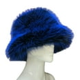thumbnail image 2 of Skymirror Women Basin Hat Faux Fur Rich Colors Soft Thickened Fluffy Keep Warm Decorative Creative Design Bucket Hat Clothes Accessory, 2 of 8