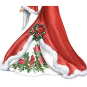 The Hamilton Collection Wintery Interlude Hand-Painted Angel Figurine 7.5-inches