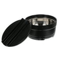 thumbnail image 3 of KAKOWELY container with lid 1 Set of Cooked Rice Bucket Cooked Rice Barrel Metal Rice Bucket Thermal Rice Container6.02"X6.02"X3.94", 3 of 5