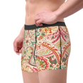 thumbnail image 5 of Cauagu Indian Paisley 1 Print Boxer Briefs for Men,Comfortable Breathable Men's Underwear Moisture Wicking Underpants -X-Large, 5 of 8