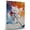 American Eskimo, variant on Rat Terrier Dog Playing Ice Hockey Wall Stretched Canvas Size 8x12 – Rat Terrier Canvas Art for Dog Lovers, Ice Hockey Canvas Wall Decor