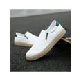 thumbnail image 6 of Ritualay Mens Slip on Shoes Canvas Flats Comfortable Athletic Walking Boat Shoe Fashion Sneakers White 10, 6 of 8