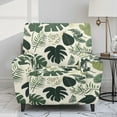 thumbnail image 2 of HELLHERO Monstera Print Lazy Boy Chair Covers for Reclining Chair Breathable Skin Friendly Recliner Couch Covers That Stay in Place Dust-proof Washable, 2 of 8