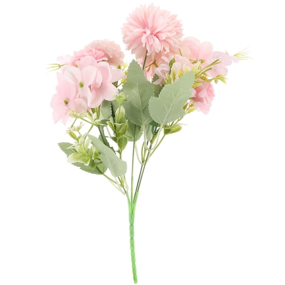 YUNLIGHTS Stylish Pink Fake Rose Bouquet for Bridal Use Wedding Party Decoration and Centerpiece