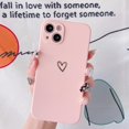 thumbnail image 5 of Compatible with iPhone 13 Pro Max Case Pink Protective Camera Protection Heart Cute Women Girls Gold Luxury Silicone Case for iPhone 13 Pro Max with Glass Screen Protector, 5 of 9
