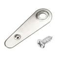 thumbnail image 1 of Botón de giro de marco Uxcell 7/8" forma de indicador con tornillos para colgar imágenes tono metálico plateado 20 paquetes, 1 of 3