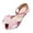 Pink, variant on Gubotare Kids Dress Shoes Girls Toddler/Little Kid Jada Dress Mary Jane Pumps Bow Low Heels Party Wedding Princess Shoes (Silver,2.5)