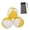 Yellow White, variant on amagogo 3 Pieces Juggling Balls Set Soft PU Throwing Toys Easy Grip Jugglers Balls Mesh Black White