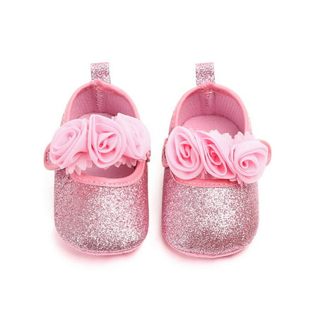 Funcee Infant Baby Girl PU Leather Bowknot Princess Shoes Spring Autumn First