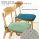 thumbnail image 5 of Billuyoard Almohadillas de pana para silla en forma de U, cojín con lazos, cojines antideslizantes, soporte de cadera, almohada de respaldo, Decoración del hogar Gris-plata Billuyoard HA083995-01, 5 of 6