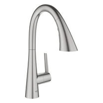 Open Box Grohe Zedra 30368DC2 Single-Handle Pull Down Triple Spray Bar Faucet 1.75 GPM in Grohe Supersteel