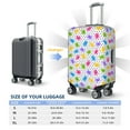 thumbnail image 4 of Hirioo Bear And Polka Dot for Elasticity Suitcase Cover (No luggage Included) Durable Luggage Protector Fits 18-32 Inch Luggage-X-Large, 4 of 7