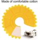 thumbnail image 3 of 1 Pieza Collar de Protección contra Mordidas para Perros y Gatos Collar de Recuperación Ajustable Cono Cómodo para Perros y Gatos con Lindo Patrón de Girasol Amarillo Sailing Electrónica, 3 of 5