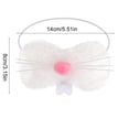 thumbnail image 3 of HaoXun Easter Bunny Face Masks - White Polyester Holiday Decoration for Easter Party Home Celebration, 3 of 7