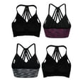 thumbnail image 5 of FANNYC Seamless Sports Bra Wirefree Yoga Bra with Removable Pads Yoga Gym Activity Everyday Wear for Women, 5 of 6