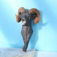 thumbnail image 2 of Vintage animal model decorative hooks sub home door wall hangings three-dimensional wall decorations resin crafts - plate sheep models, 2 of 7