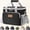 Black and Gray, variant on Norcho Large Insulated Lunch Bag Cooler Tote for Adults, Soft Lunch Box for Men and Women, 12-Can (9L), Black