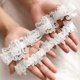 thumbnail image 1 of 2 pares de ligas de boda para novia, liga nupcial de encaje, liguero blanco para mujer, liga nupcial de boda, liga de graduación, accesorios nupciales, lencería Le ShuxiuWang 8390611678623, 1 of 1