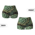 thumbnail image 5 of Lsque Succulents Pattern High Waisted Biker Shorts for Women-Tummy Control Fitness Athletic Workout Running Yoga Gym Shorts,Moisture-Wicking-XX-Large, 5 of 9