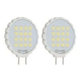 thumbnail image 3 of Bombillas LED G8 de dos pines de 3 W, paquete de 2, equivalente a halógeno de 30 W, ideales para iluminación debajo de gabinetes de cocina, 120 V, blanco frío 6000 K, 3 of 8