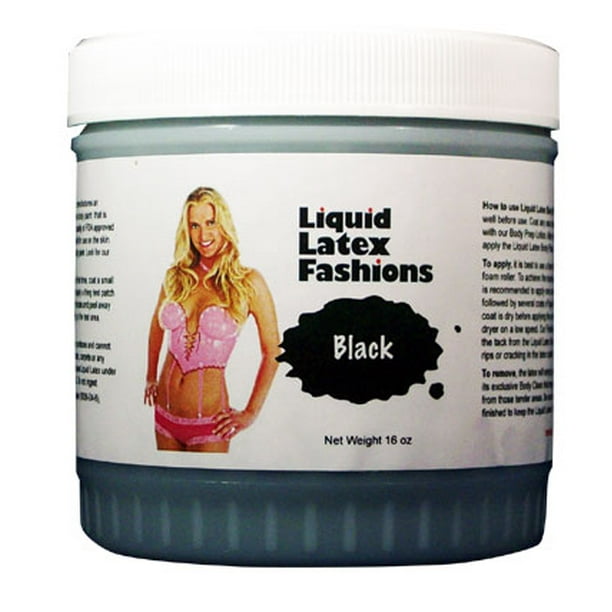 Liquid Latex Solid Black 16oz