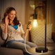 thumbnail image 4 of Tomshine Industrial Table Lamp with Two USB Charge Ports Stepless Dimmable Vintage Bedside Nightstand Lamp for Bedroom Living Room (Bulb Included), 4 of 5