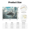 thumbnail image 2 of Lsque Panda In Futuristic City Print Wall Art – Decorative Picture for Living Room, Bedroom, and Office (Horizontal), 2 of 6