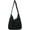 Black, variant on Corduroy Shoulder Bag for Women Men Large Capacity Crossbody Bag Minimalist Tote Commuting Handbag Purse