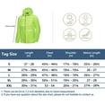 thumbnail image 7 of Little Donkey Andy Men’s UPF 50 Sun Protection Jacket Packable Lightweight Full Zip Hoodie for Running Travel Outdoors Fluorescent Yellow M, 7 of 7