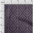 thumbnail image 1 of oneOone Polyester Lycra Fabric Ethnic Geometric Flame Stitch Printed Fabric 1 Yard 56 Inch Wide, 1 of 4