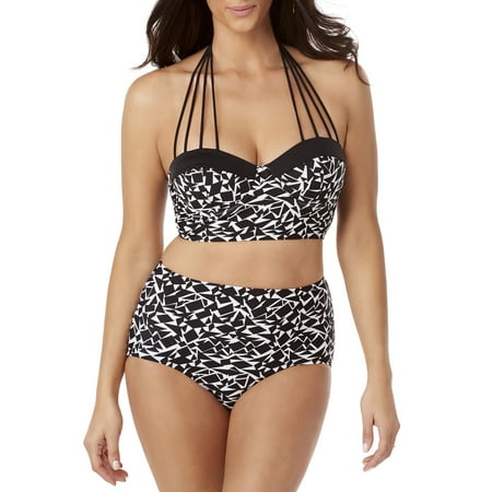 100 Degrees Women's Convertible Strap Bralette Swimsuit Top