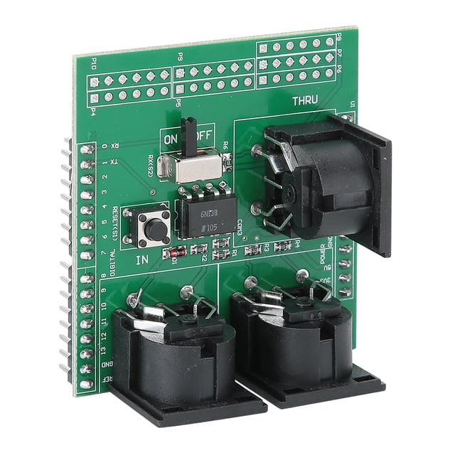 Placa de Adaptador de Interfaz Digital, PlacA Adaptadora Midi Evitan Bucles de Tierra para El Adaptador de Interfaz Pic Avi Digital R3