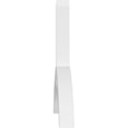 thumbnail image 3 of 72"W x 36"H x 4"D x 4"F, 12/12 Pitch, Archdale Architectural Grade PVC Gable Bracket, 3 of 8