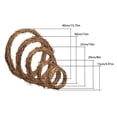 thumbnail image 4 of Veeogra 2Pc 10" Wreath Forms,Wreath Base,Wreath Frame,Wreaths For Front Door,Boho Wood Wreath,Wall Window Decor,Grapevine Rattan Garland For Crafts Diy,Plain Wreath Supplies,Wedding & Party Decor, 4 of 8