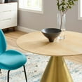 thumbnail image 4 of Modway Tupelo 40" Dining Table in Gold Natural, 4 of 7