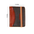 thumbnail image 5 of The Season Essentials Men’s Minimalist Wallet Slim Bifold With Multi Credit Card Pockets Large Capacity – Dark Brown-Brown, 5 of 7