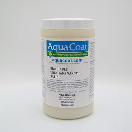 Aqua Coat Brush-able Urethane Varnish (Best Brush To Apply Varnish)