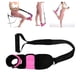 thumbnail image 1 of Correa de estiramiento de yoga, ligamentos de cinturón de estiramiento de piernas, banda de estiramiento plantar, cinturón de articulación de Rosado Soledad Correa elástica de yoga, 1 of 10