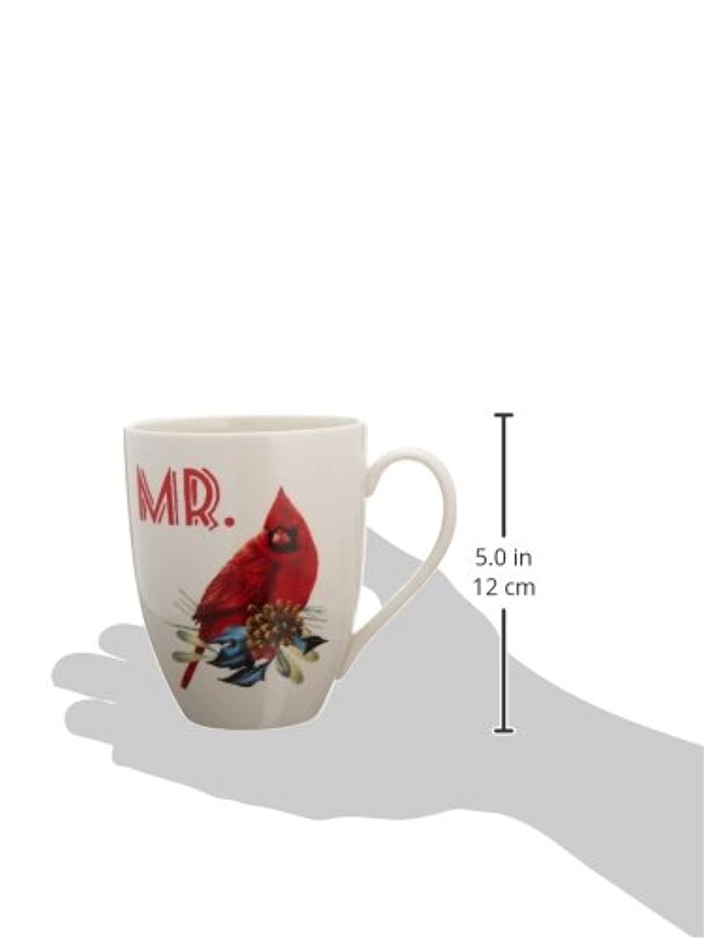 Coppia di tazze personalizzate con scritta Mr & Mrs e data