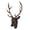 Brown, variant on Morden Deer Head Wall Hanging Sculpture Geometric Checkered Wall Mount Golden Antler Wall Art Decor for Living Room Bedroom Entryway Farmhouse Wall Decoration