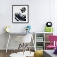 thumbnail image 3 of Stupell Industries Contemporary Dynamic Racecar Driving Black Framed Print Under Glass, 13 x 16, by Christine Simpson Art, 3 of 8