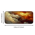 thumbnail image 5 of ONETECH Clouds Plane Person Floor Mat Rug for Home Entrance Outside Entry 19.68*47.24 in, 5 of 6