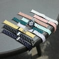 thumbnail image 2 of LEIXIUER Transparent Resin Wristbands Compatible with Apple Watch Bands 49mm 45mm 44mm 42mm 41mm 40mm 38mm for iWatch Series 9 8 7 Se 6 5 4 3 2 1, Crystal Clear Light Resin Watch Bands, 2 of 13